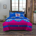 Bohemian Style Bedding set Floral Printed Bed linens Twin Queen King Size 4pcs Duvet Cover Flat Sheet Pillow case Hot sale-10-Full-JadeMoghul Inc.