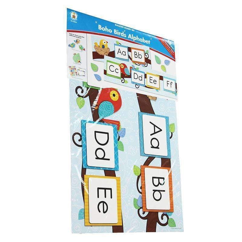 BOHO BIRDS ALPHABET BBS-Learning Materials-JadeMoghul Inc.