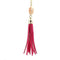 Boho Velvet Long Tassel Necklace 2016 Summer Style Leather Tassel Natural Stone Necklace for Women Sweater Chain Fashion Jewelry-N3461 Gold Red-76cm-JadeMoghul Inc.