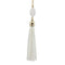 Boho Velvet Long Tassel Necklace 2016 Summer Style Leather Tassel Natural Stone Necklace for Women Sweater Chain Fashion Jewelry-N3461 Gold White-76cm-JadeMoghul Inc.