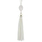 Boho Velvet Long Tassel Necklace 2016 Summer Style Leather Tassel Natural Stone Necklace for Women Sweater Chain Fashion Jewelry-N3461 Silver White-76cm-JadeMoghul Inc.