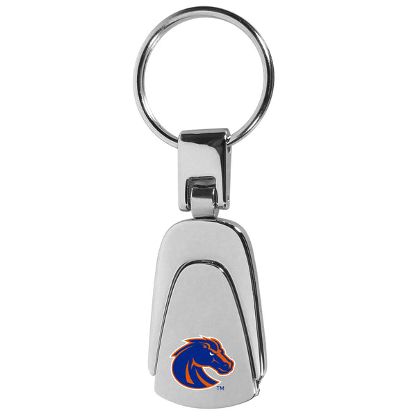 Boise St. Broncos Steel Teardop Key Chain-Key Chains-JadeMoghul Inc.