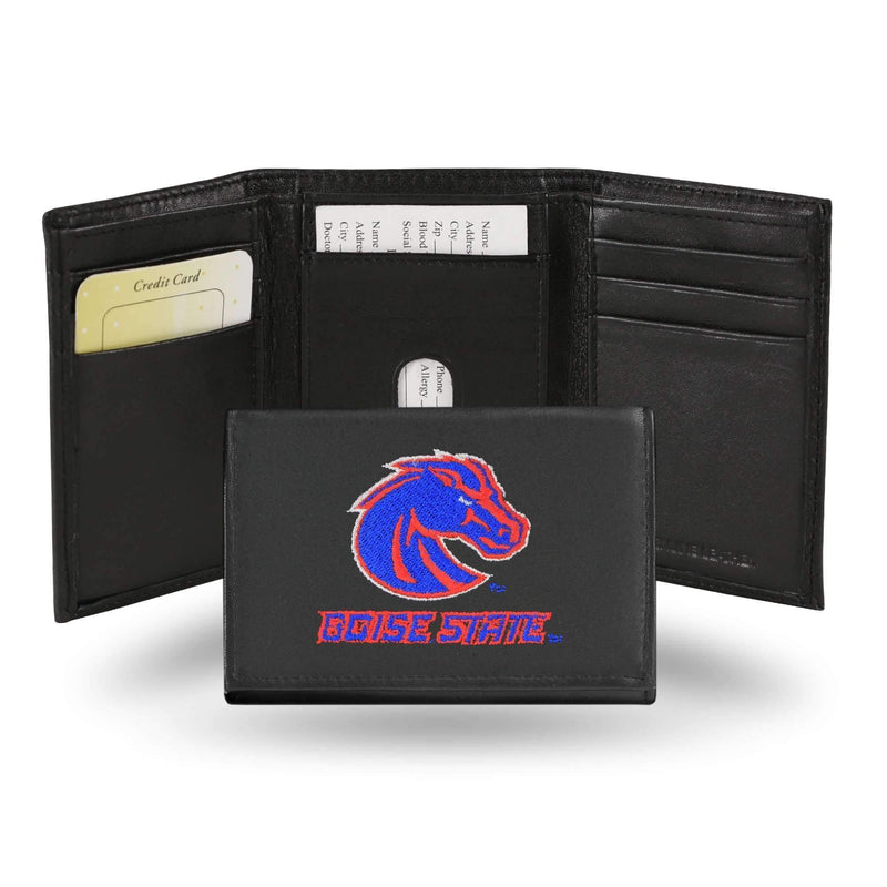 Smart Wallet Boise State Embroidery Trifold