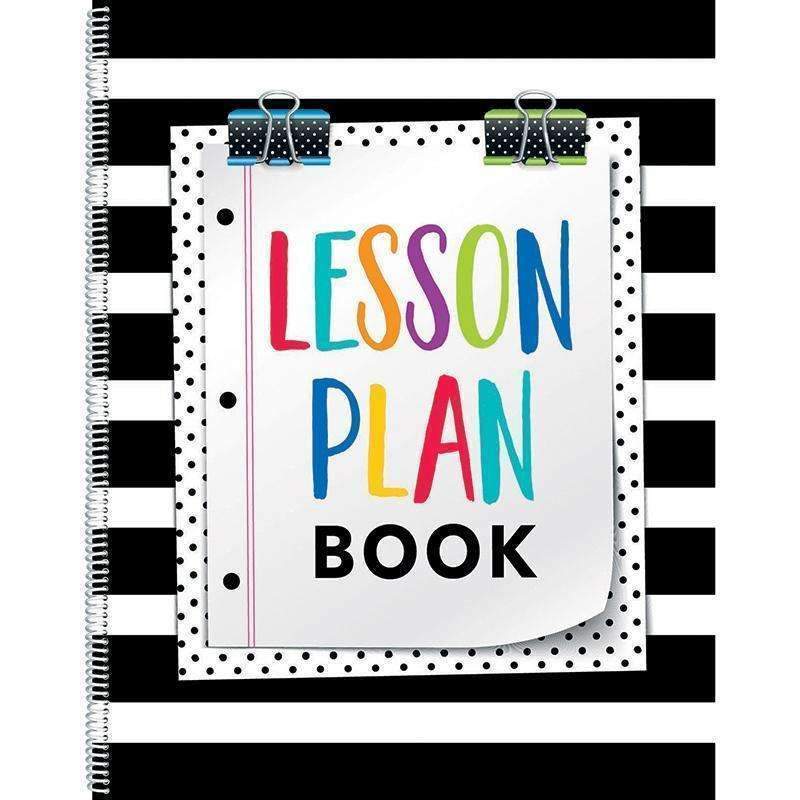 BOLD AND BRIGHT LESSON PLAN BOOK-Learning Materials-JadeMoghul Inc.