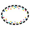 BOLD BRIGHT STRIPES/DOTS LABELS-Learning Materials-JadeMoghul Inc.