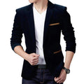 BOLUBAO 2017 New Arrival Brand Clothing Spring Blazer Men Fashion Slim Fit Masculine Blazers Mens Casual Solid Color Male Suits-X06 Navy-M-JadeMoghul Inc.
