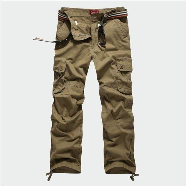 BOLUBAO 2018 New Cargo Pants Men Multi Pockets Pants Military Camouflage Track Pants Trousers Mens Elastic Waist Pant Men