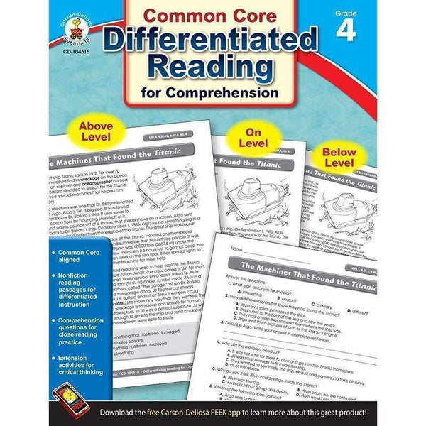 BOOK 4 DIFFERENTIATED READING FOR-Learning Materials-JadeMoghul Inc.
