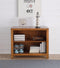 Book Cases Simple Looking Wooden Bookcase, Cherry Oak Brown Benzara