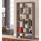 Book Cases Splendid Geometric Cubed Rectangular Bookcase, Gray Benzara