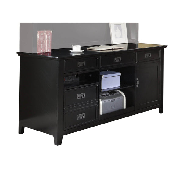 Wooden Office Cabinet in Black