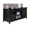Wooden Office Cabinet in Black