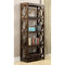 Bookcase With 4 Open Shelves, Brown-Bookcases-Brown-Wood-JadeMoghul Inc.