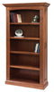 Bookshelves Wooden Bookshelf - 42" x 14.75" x 77.5" Wooden Acres Stain Bookcase HomeRoots