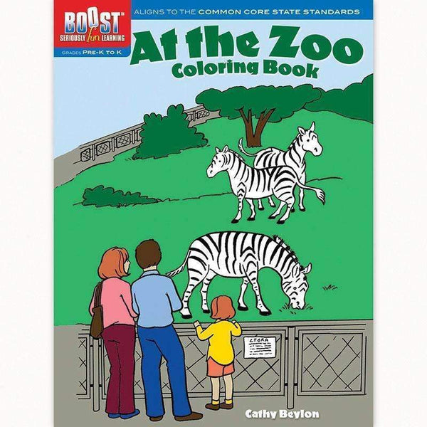 BOOST AT THE ZOO COLORING BOOK-Learning Materials-JadeMoghul Inc.