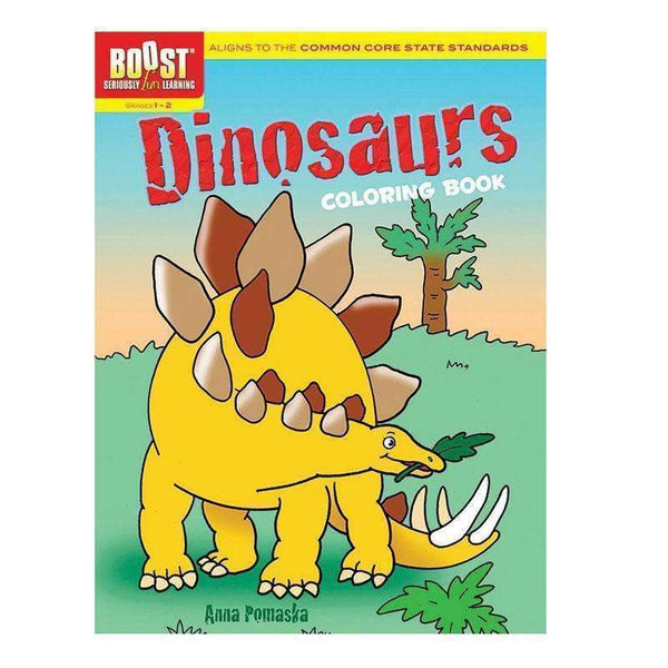 BOOST DINOSAURS COLORING BOOK-Learning Materials-JadeMoghul Inc.