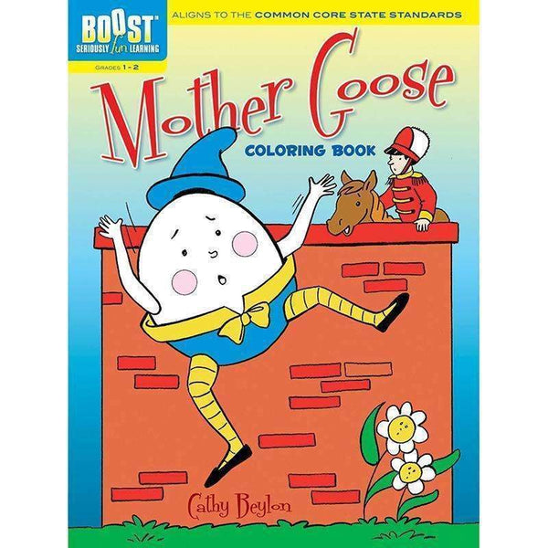 BOOST MOTHER GOOSE COLORING BOOK-Learning Materials-JadeMoghul Inc.