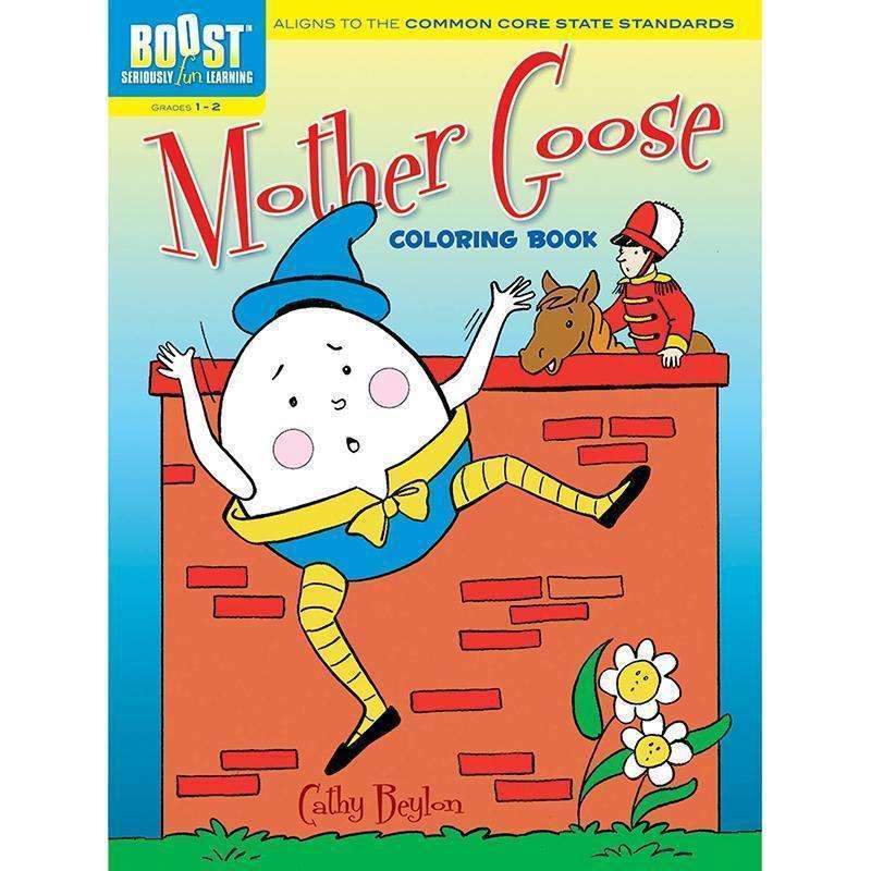 BOOST MOTHER GOOSE COLORING BOOK-Learning Materials-JadeMoghul Inc.