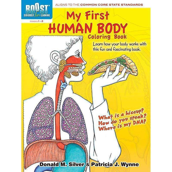 BOOST MY FIRST HUMAN BODY COLORING-Learning Materials-JadeMoghul Inc.