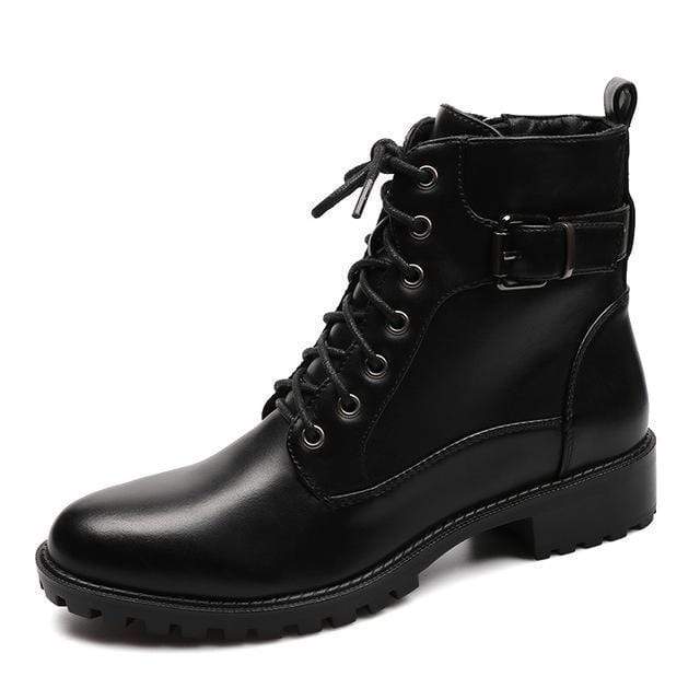 European Style Black Ankle Boots