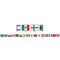 BORDER FLAGS OF NATIONS-Learning Materials-JadeMoghul Inc.