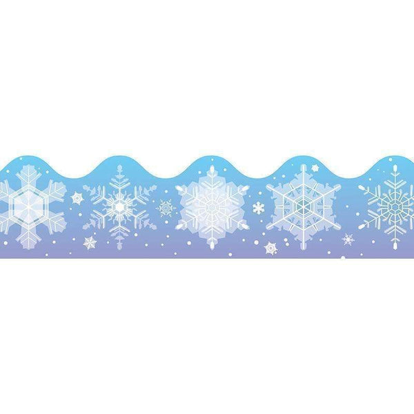 BORDER SNOWFLAKES SCALLOPED-Learning Materials-JadeMoghul Inc.