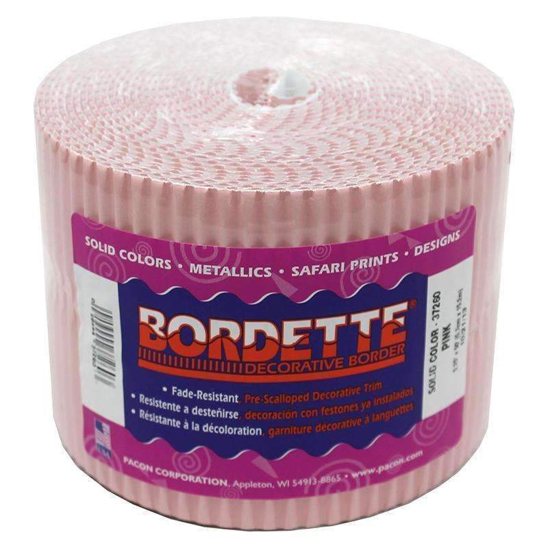 BORDETTE 2 1/4 X 50FT PINK-Arts & Crafts-JadeMoghul Inc.