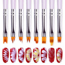 BORN PRETTY Acrylic Manicuring Brush For Nail Art Painting Brushes Dotting Design  Nail Brush Kit Gel Varnishes Tools AExp
