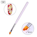 BORN PRETTY Acrylic Manicuring Brush For Nail Art Painting Brushes Dotting Design  Nail Brush Kit Gel Varnishes Tools AExp