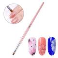 BORN PRETTY Acrylic Manicuring Brush For Nail Art Painting Brushes Dotting Design  Nail Brush Kit Gel Varnishes Tools AExp