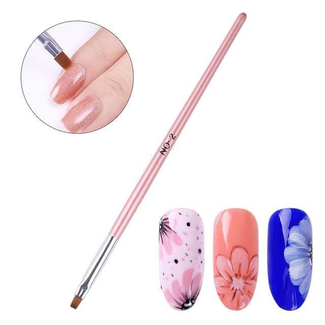 BORN PRETTY Acrylic Manicuring Brush For Nail Art Painting Brushes Dotting Design  Nail Brush Kit Gel Varnishes Tools AExp