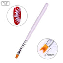 BORN PRETTY Acrylic Manicuring Brush For Nail Art Painting Brushes Dotting Design  Nail Brush Kit Gel Varnishes Tools AExp