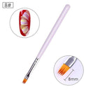 BORN PRETTY Acrylic Manicuring Brush For Nail Art Painting Brushes Dotting Design  Nail Brush Kit Gel Varnishes Tools AExp