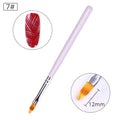 BORN PRETTY Acrylic Manicuring Brush For Nail Art Painting Brushes Dotting Design  Nail Brush Kit Gel Varnishes Tools JadeMoghul Inc. 