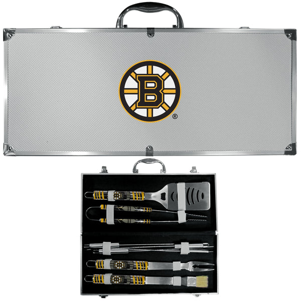 Boston Bruins 8 pc Tailgater BBQ Set-Tailgating & BBQ Accessories-JadeMoghul Inc.