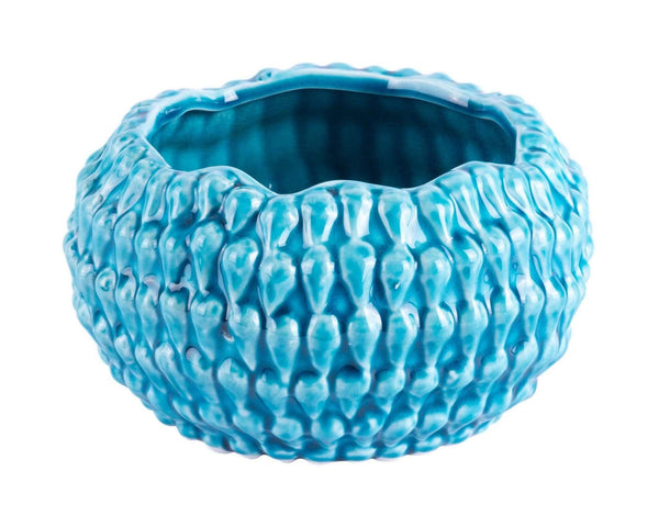 Bowls Ceramic Bowl - 7.9" x 7.9" x 4.5" Turquoise, Ceramic, Bowl HomeRoots