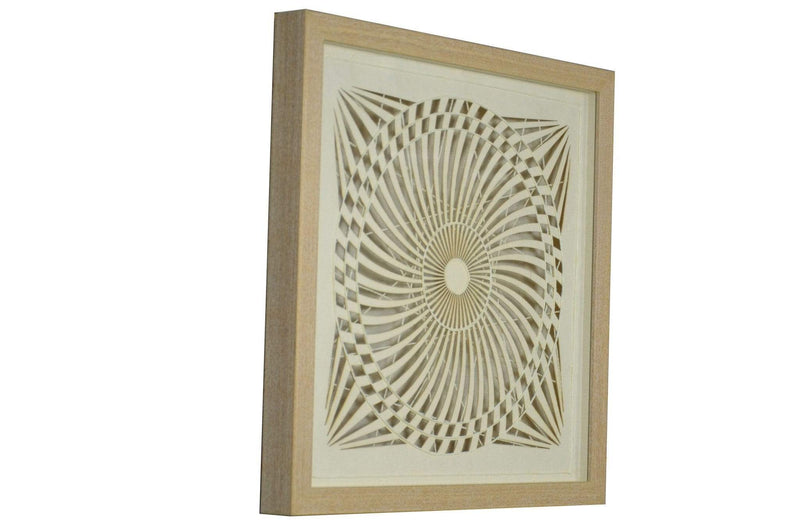 Boxes Hobby Lobby Shadow Box - 8" x 2" x 20" Modern Natural Brown, Paper And Glass - Shadow Box HomeRoots