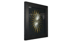 Boxes Shadow Box Ideas - 26" x 2" x 35" Black, Wood And Glass - Shadow Box HomeRoots