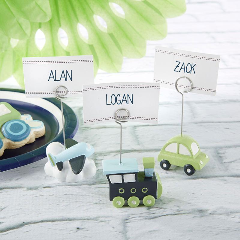 Boy Wedding / Ring bearer Precious Cargo Transportation Place Card Holder - Assorted (4-Sets of 6) Kate Aspen