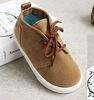 Boys Comfortable Lace Up Suede Shoes-Brown-7.5-JadeMoghul Inc.