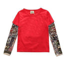 Boys Cool Tattoo Sleeves T Shirt-as picture 11-4T-JadeMoghul Inc.