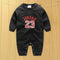 Boys Cotton Printed Romper-Dark Grey-3M-JadeMoghul Inc.