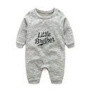 Boys Cotton Printed Romper-Silver-3M-JadeMoghul Inc.