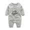 Boys Cotton Printed Romper-Silver-3M-JadeMoghul Inc.