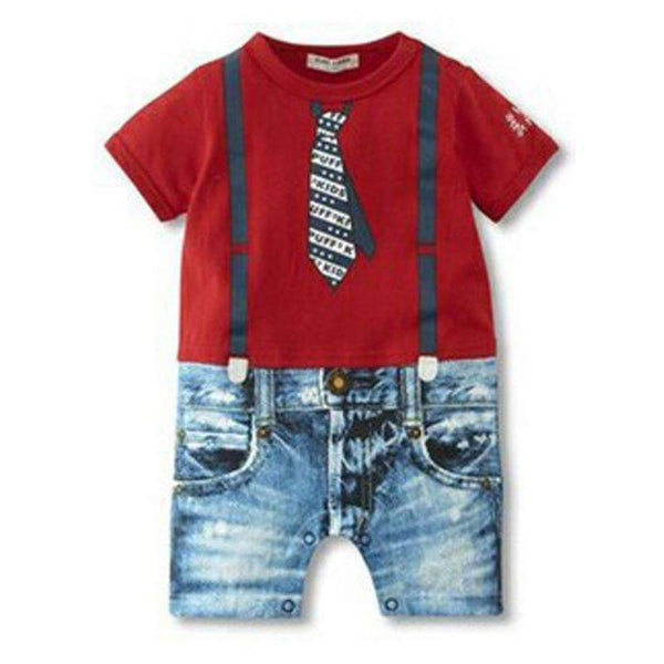 Boys Cute 3D Print summer Romper-Style A-9M-JadeMoghul Inc.