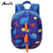 Boys Cute Cartoon Dinosaur Backpack-Blue-JadeMoghul Inc.