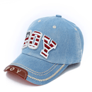 Boys Denim Summer Baseball Hat-3-JadeMoghul Inc.