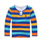 Boys Full Sleeves Striped Polo Shirts-Multi 1-10-JadeMoghul Inc.