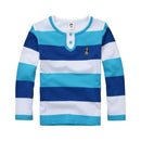 Boys Full Sleeves Striped Polo Shirts-Multi-10-JadeMoghul Inc.