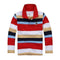 Boys Full Sleeves Striped Polo Shirts-Multi 9-10-JadeMoghul Inc.